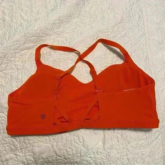 Athleta Orange Sport Bra - Picture 4 of 5